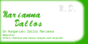 marianna dallos business card